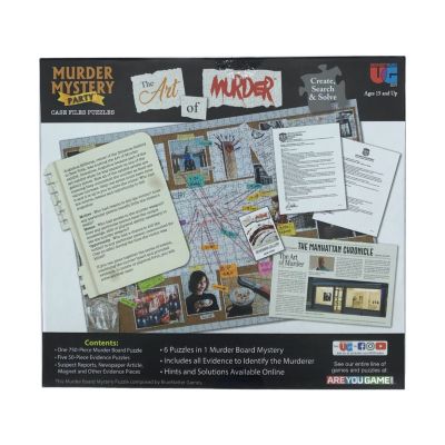 Murder Mystery Party Case Files Puzzles - The Art of Murder: 1000 Pcs