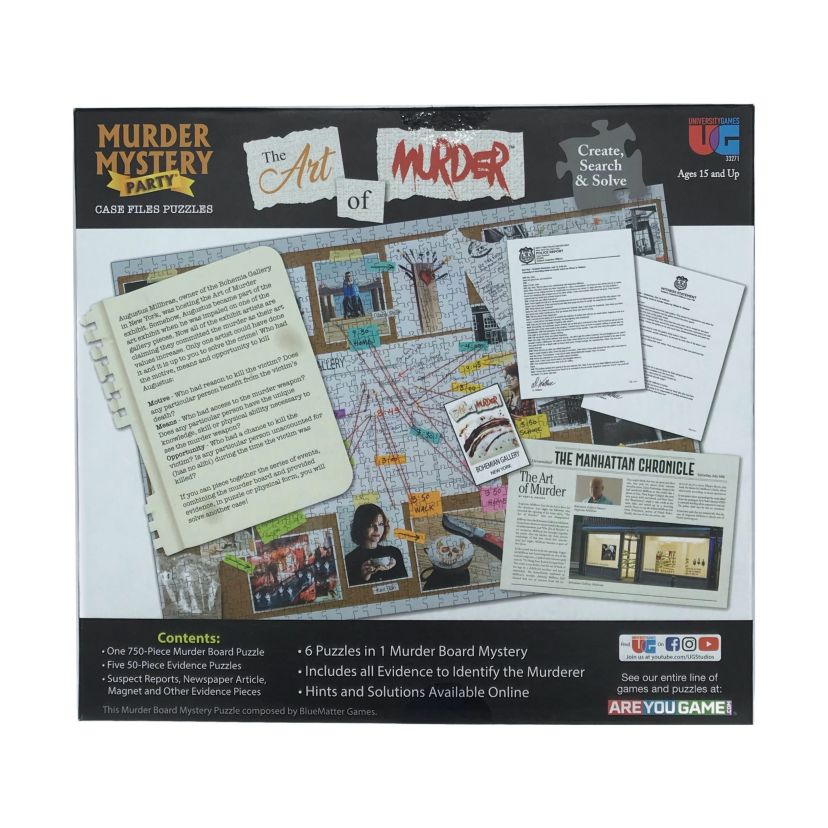 University Games Murder Mystery Party Case files 12