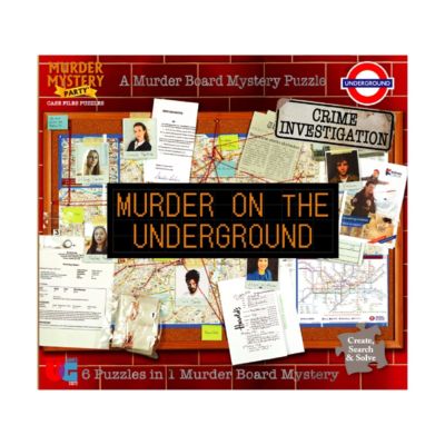 Murder Mystery Party Case Files Puzzles - Murder on the Underground: 1000 Pcs