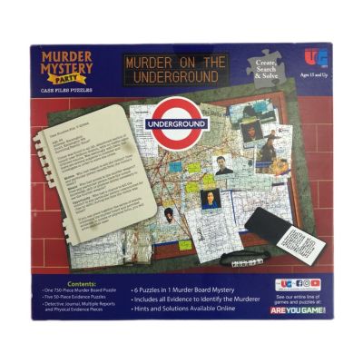 Murder Mystery Party Case Files Puzzles - Murder on the Underground: 1000 Pcs