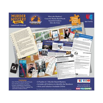 Murder Mystery Party Case Files Puzzles - Passport to Murder: 1000 Pcs