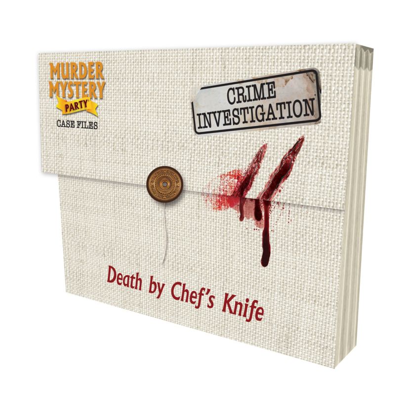Murder Mystery Party Case Files: Death By Chefs Knife