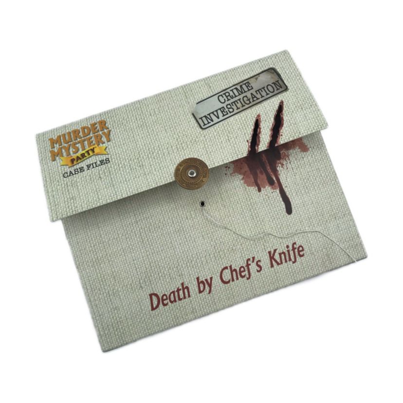Murder Mystery Party Case Files: Death By Chefs Knife