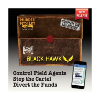 Murder Mystery Party Case Files: Black Hawk Live Mission Game