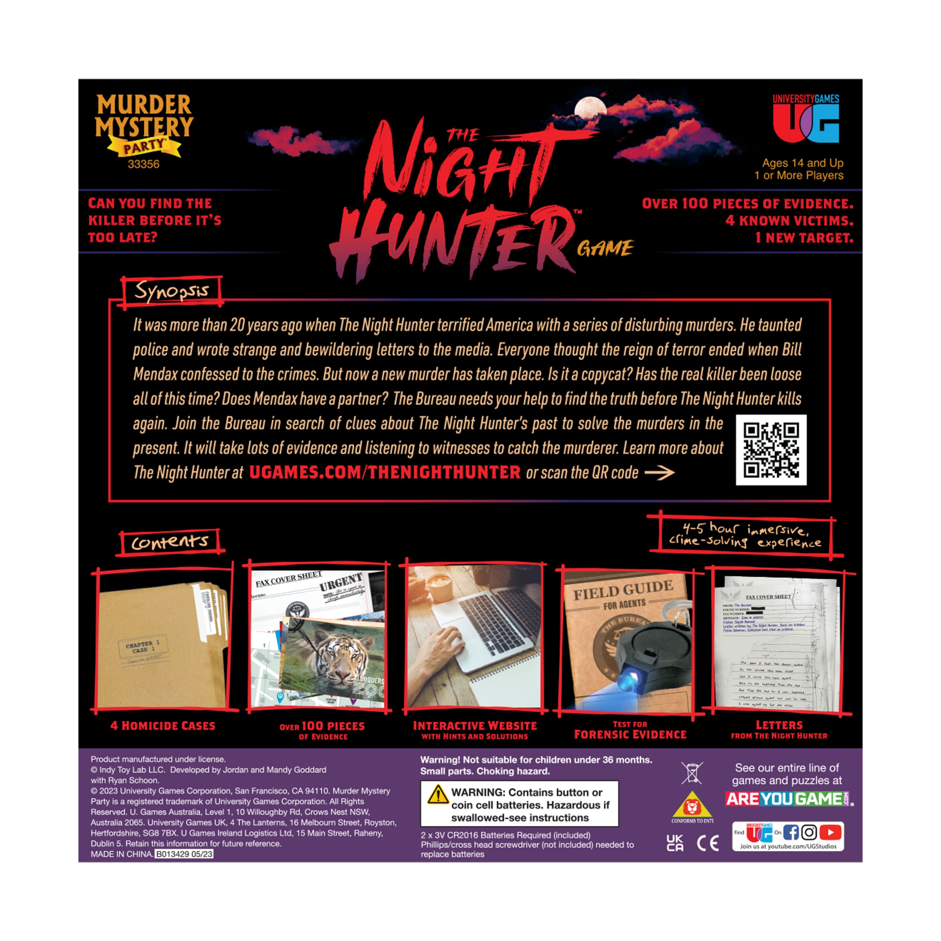 Murder Mystery Party - The Night Hunter Game