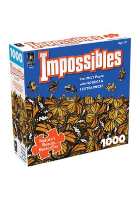 Impossibles Puzzle - Nature's Beauty... Butterflies: 1000 Pcs