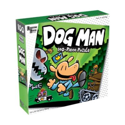 Dog Man Unleashed Jigsaw Puzzle: 100 Pcs