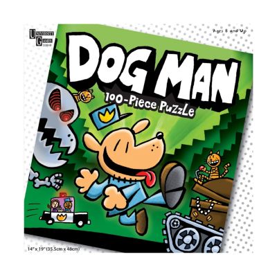 Dog Man Unleashed Jigsaw Puzzle: 100 Pcs