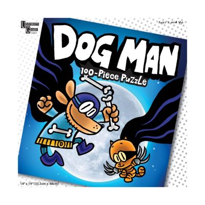 Dog Man and Cat Kid Jigsaw Puzzle: 100 Pcs