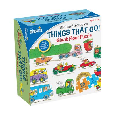 Richard Scarry's Things That Go! Giant Floor Puzzle: 26 Pcs