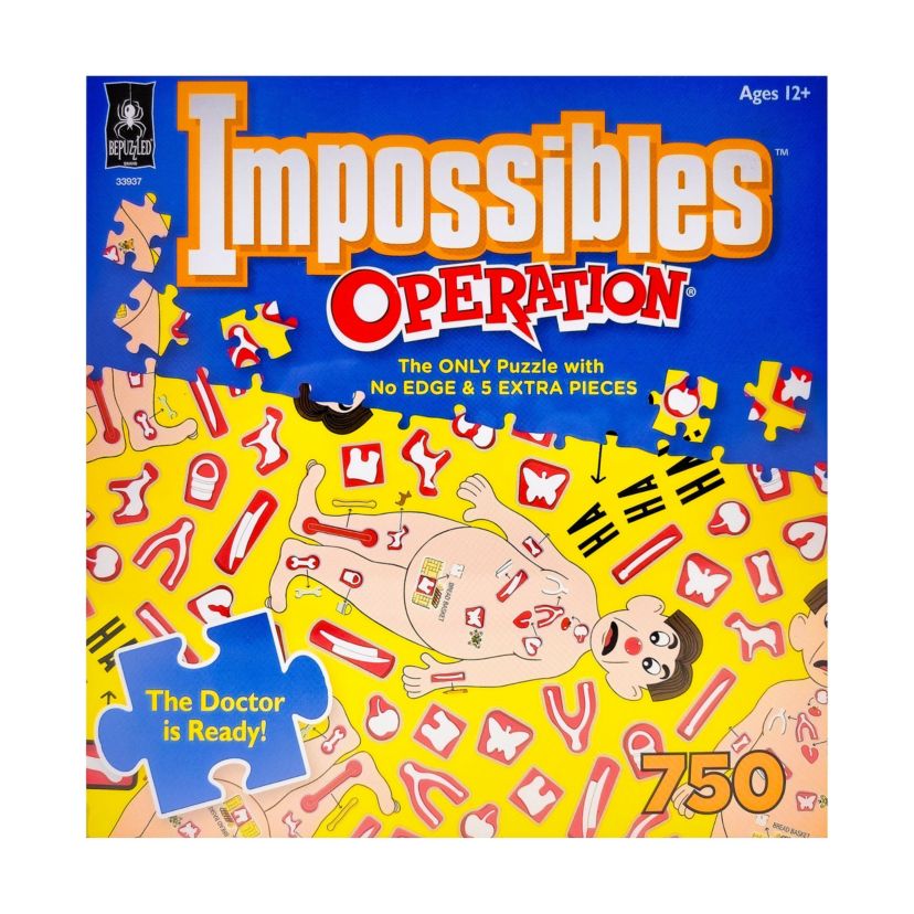 Impossibles Puzzle - Hasbro Operation: 750 Pcs