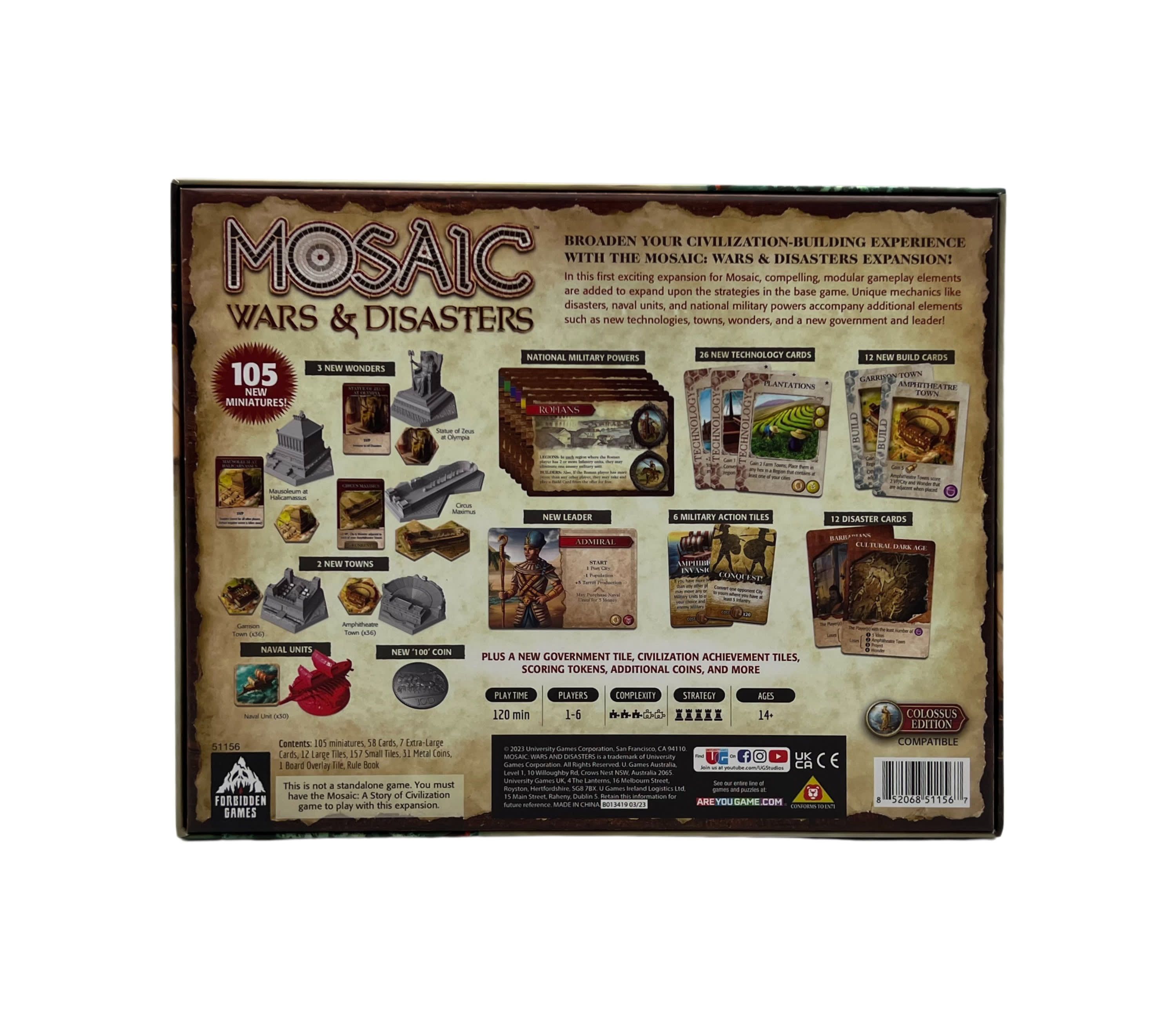 Mosaic: Wars & Disasters Expansion - Colossus Edition