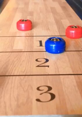 Table Top Shuffleboard Skill Game