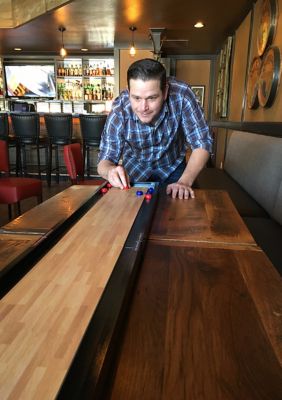 Table Top Shuffleboard Skill Game