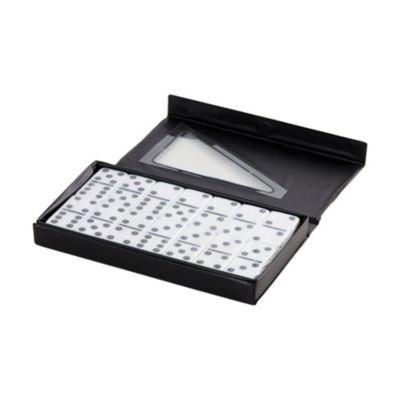 Double 6 Black Dot Dominoes - Professional Size