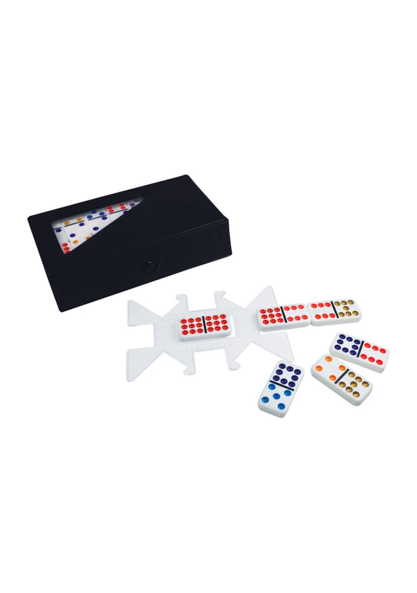 ChickenFoot Double 9 Color Dot Dominoes - Professional Size
