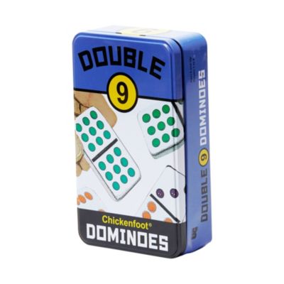 Double 9 Chickenfoot Dominoes