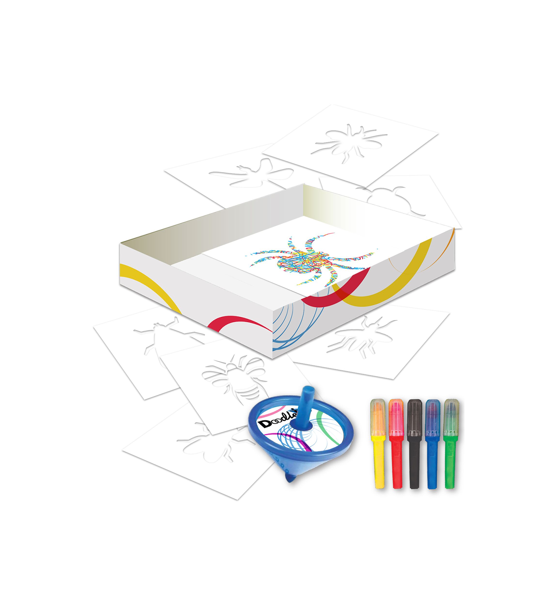 Doodletop Stencil Kit - Bugs