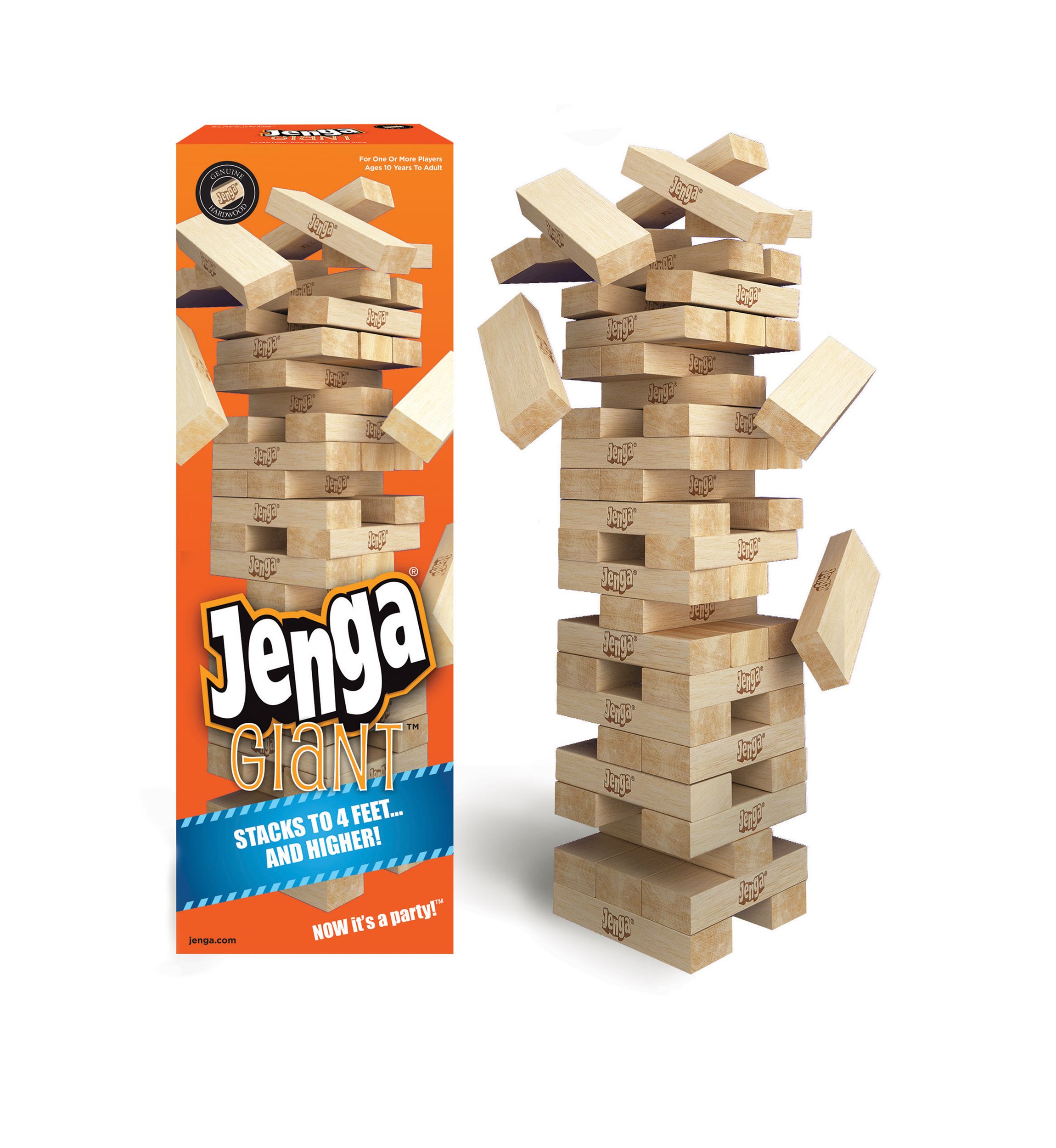 Genuine Hardwood Jenga Giant Family Game
