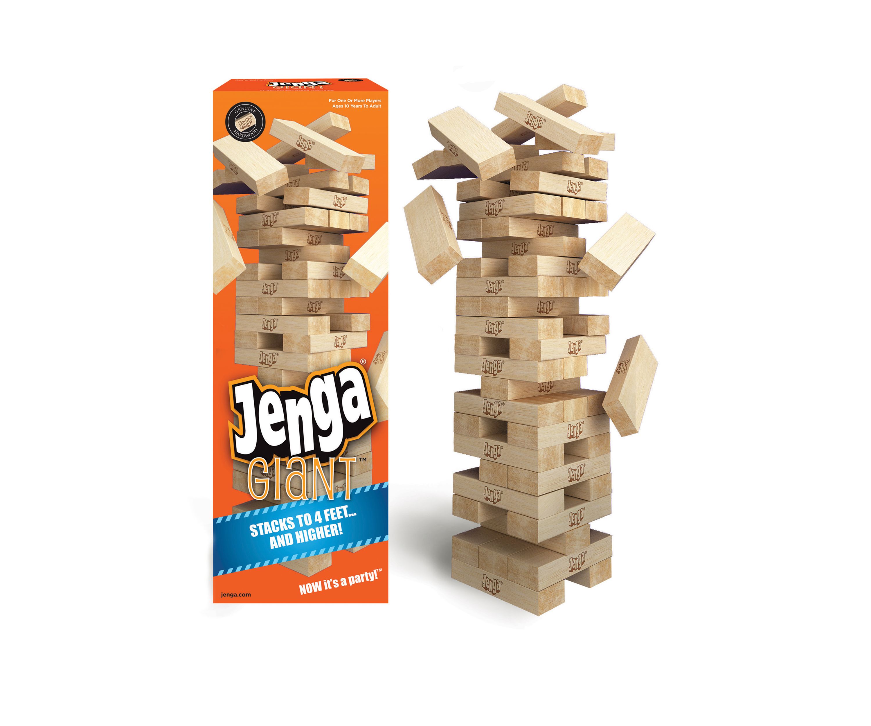 Genuine Hardwood Jenga Giant Family Game