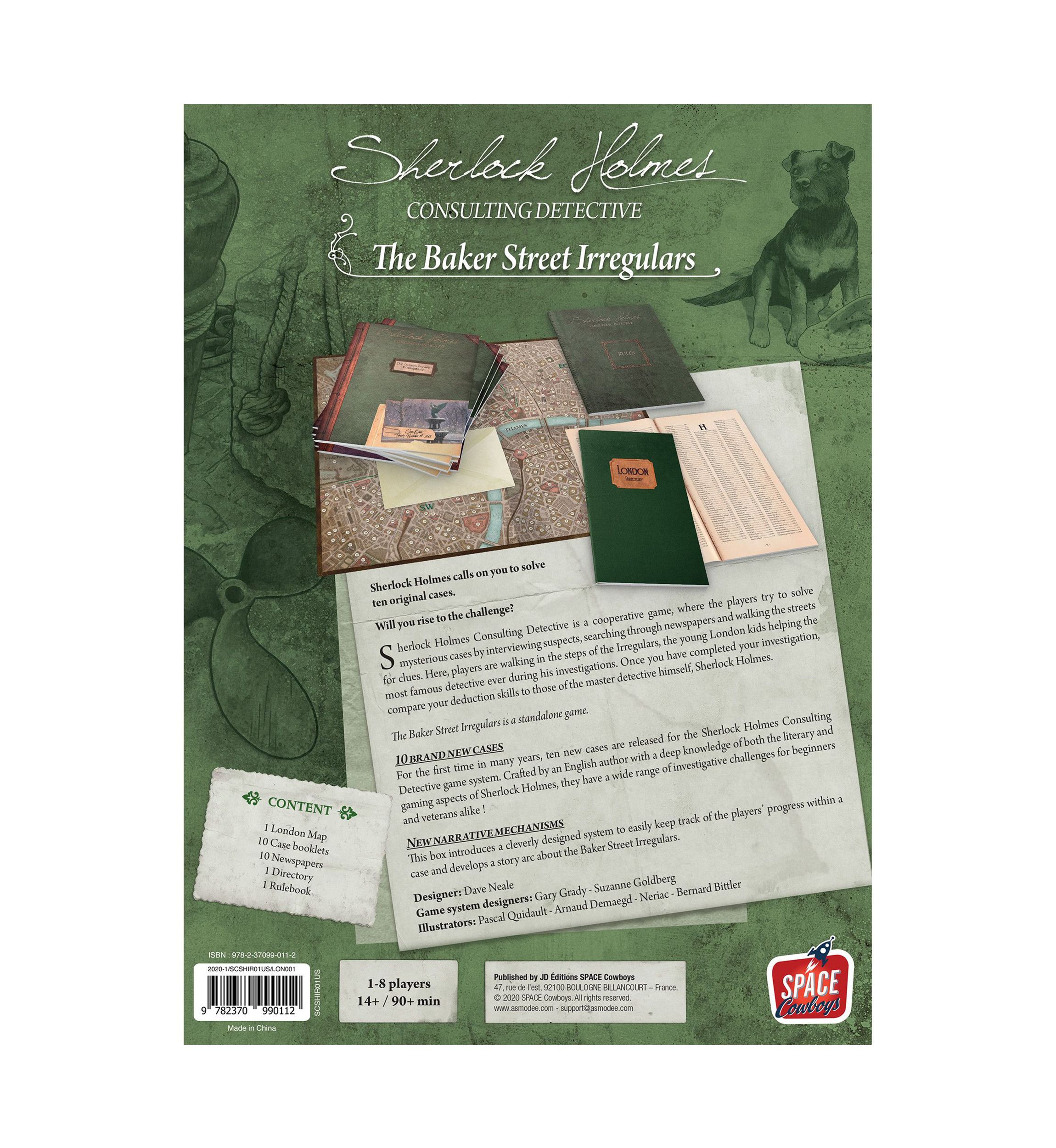 Sherlock Holmes Consulting Detective - The Baker Street Irregulars
