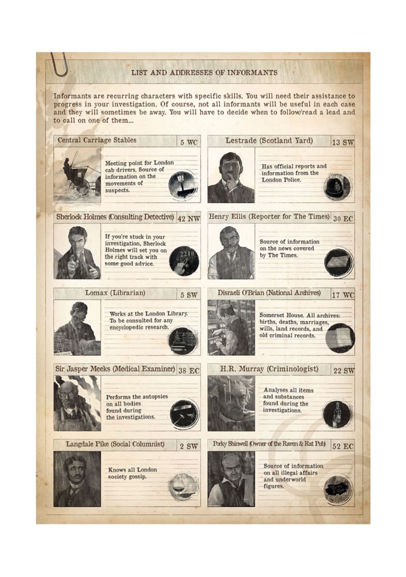 Sherlock Holmes Consulting Detective - The Baker Street Irregulars