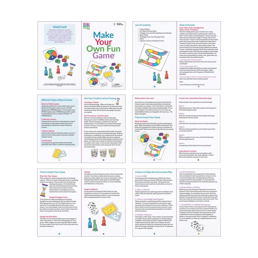 Make Your Own Fun Game