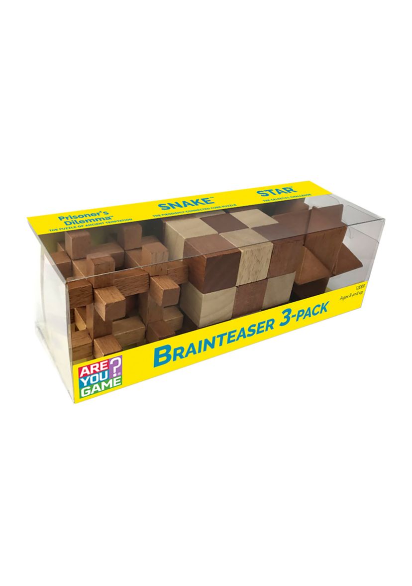 Brainteaser 3-Pack (Star/Snake/Prisoners Dilemma)