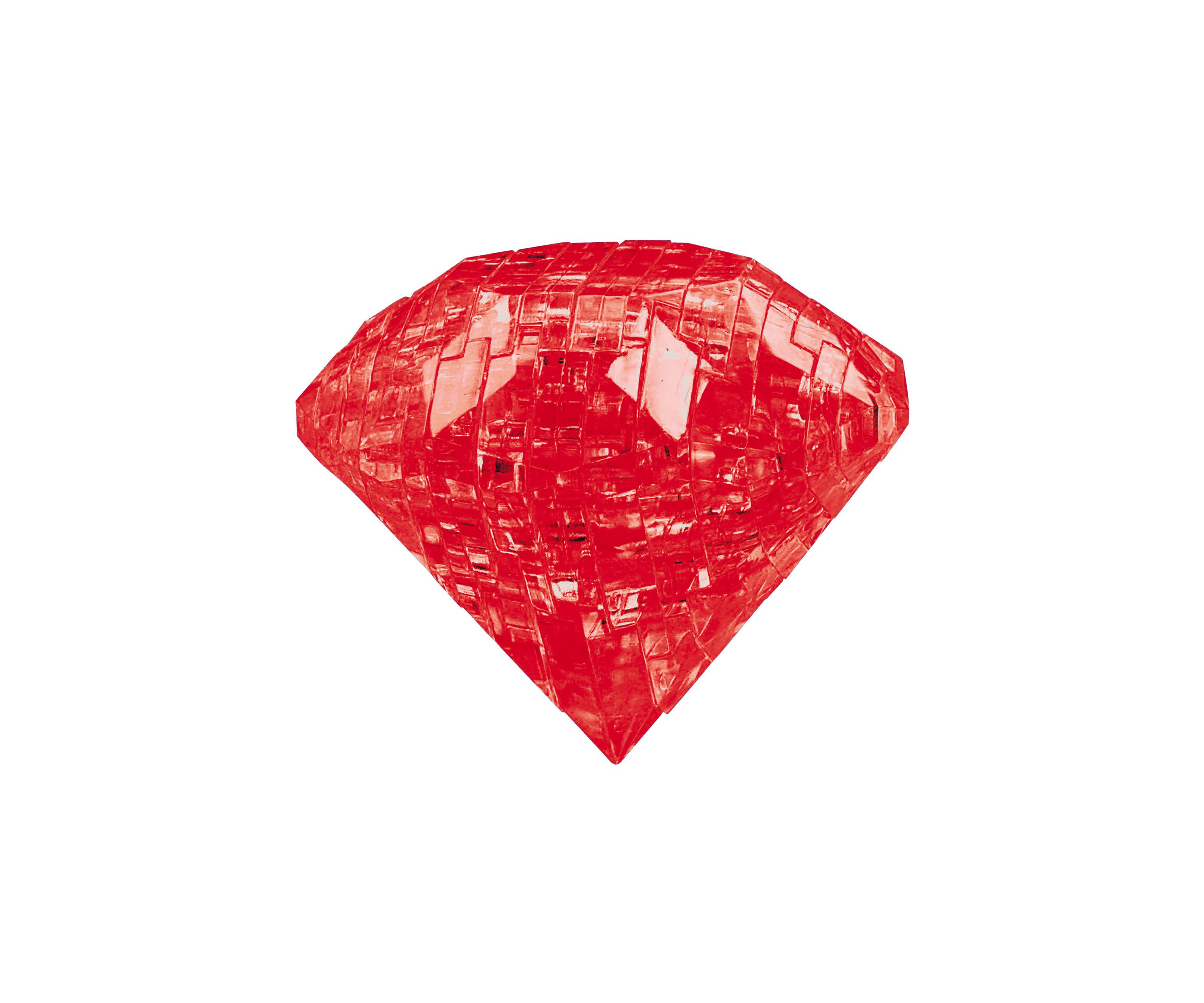 3D Crystal Puzzle - Ruby: 43 Pcs