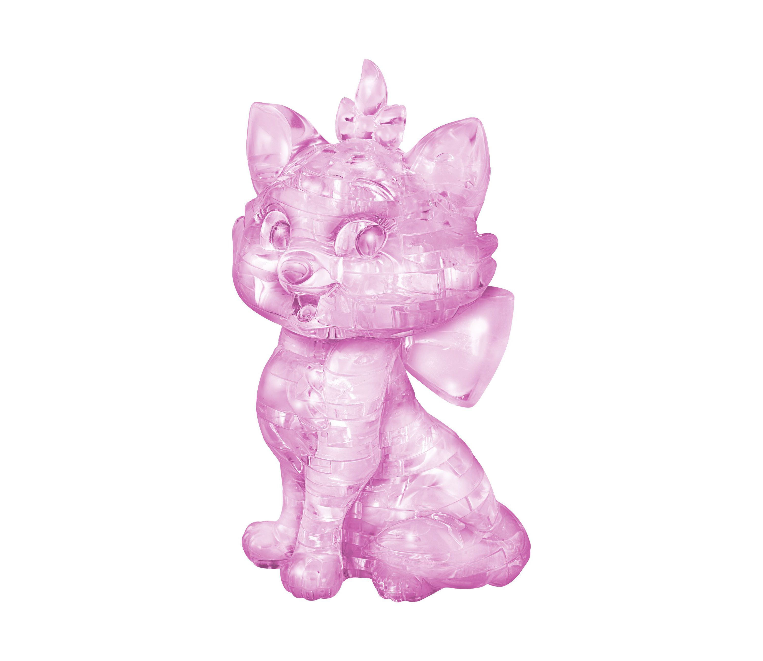 3D Crystal Puzzle - Disney Marie (Pink): 45 Pcs