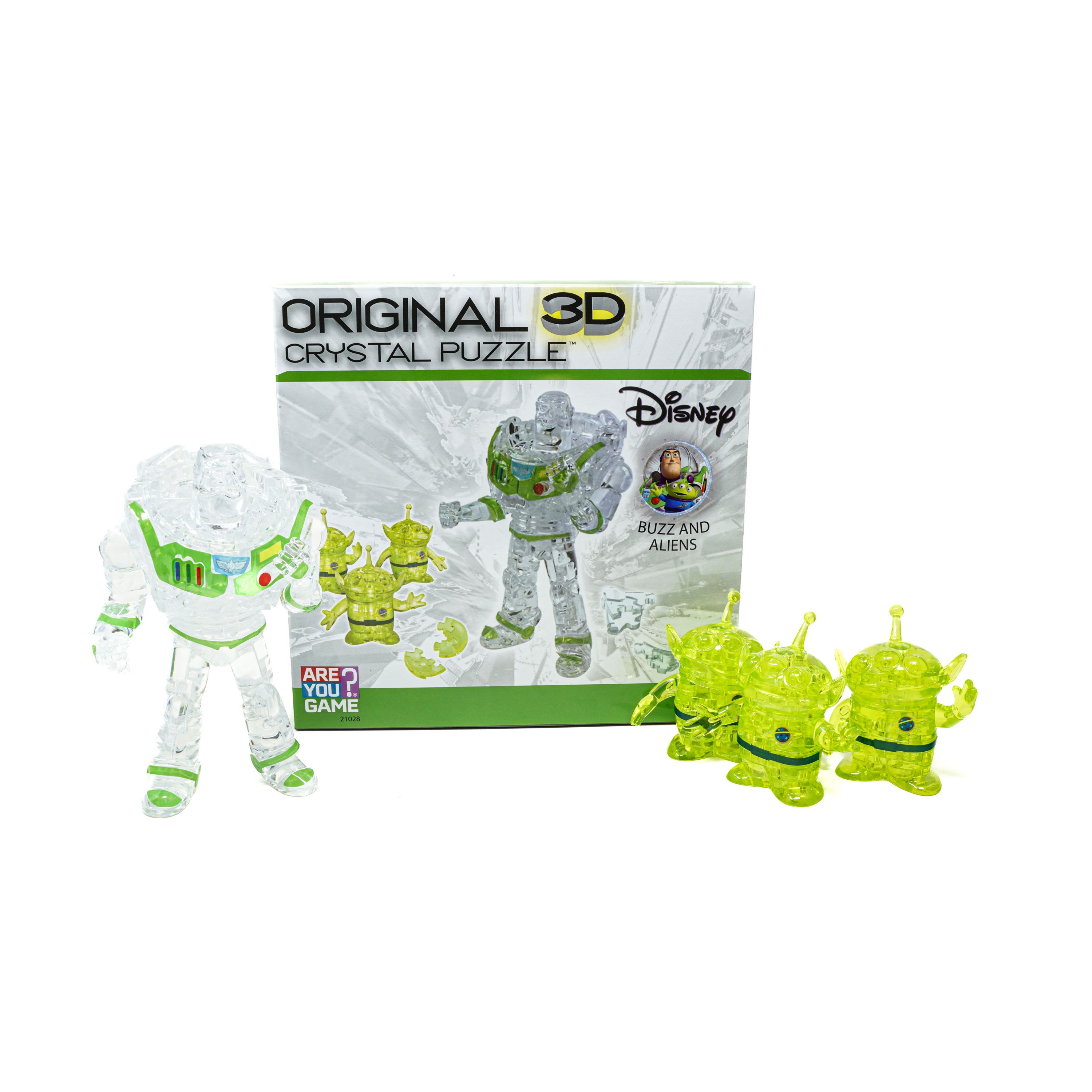 3D Crystal Puzzle - Disney Buzz and Aliens: 95 Pcs