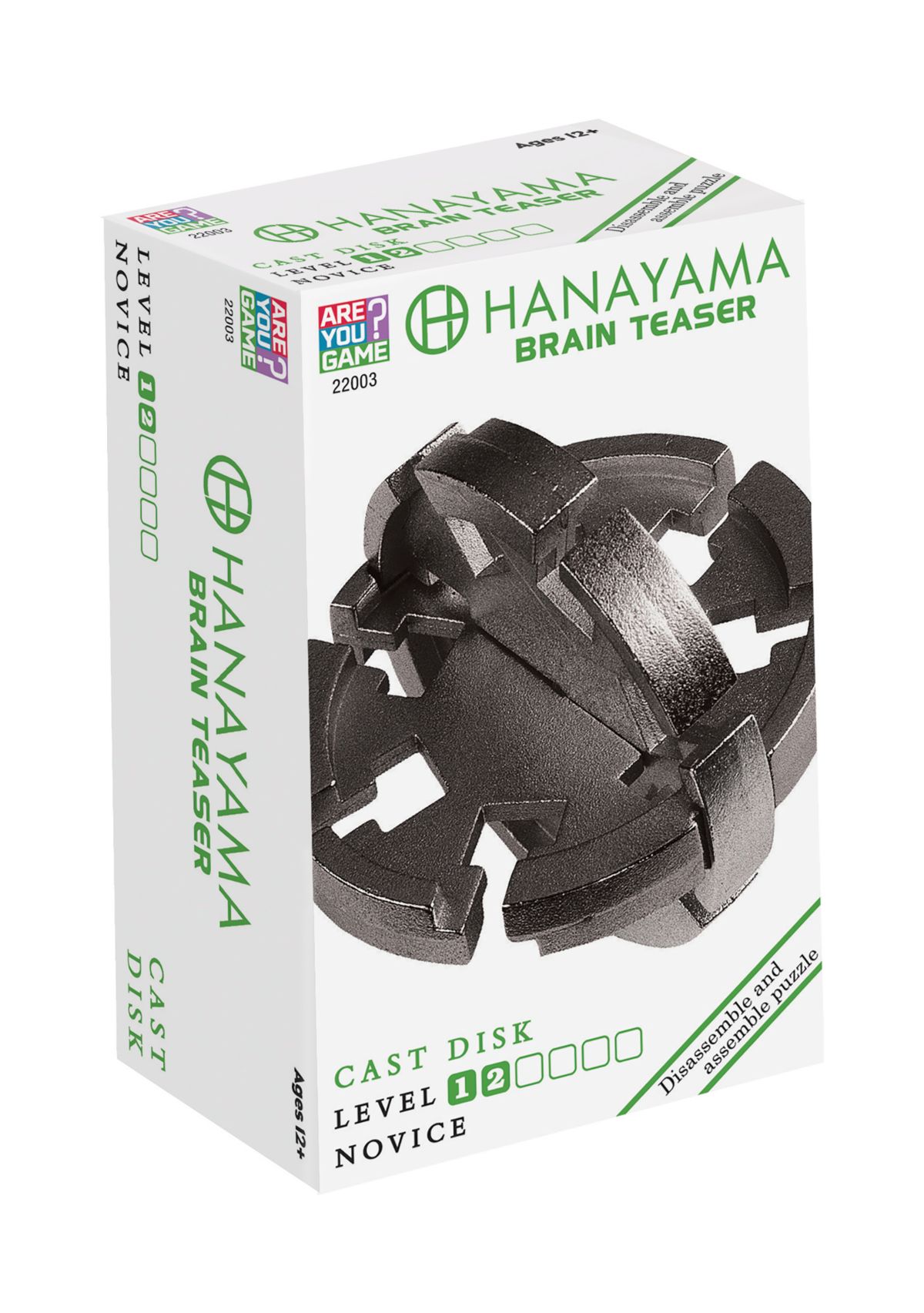Hanayama Level 2 Cast Puzzle - Disk