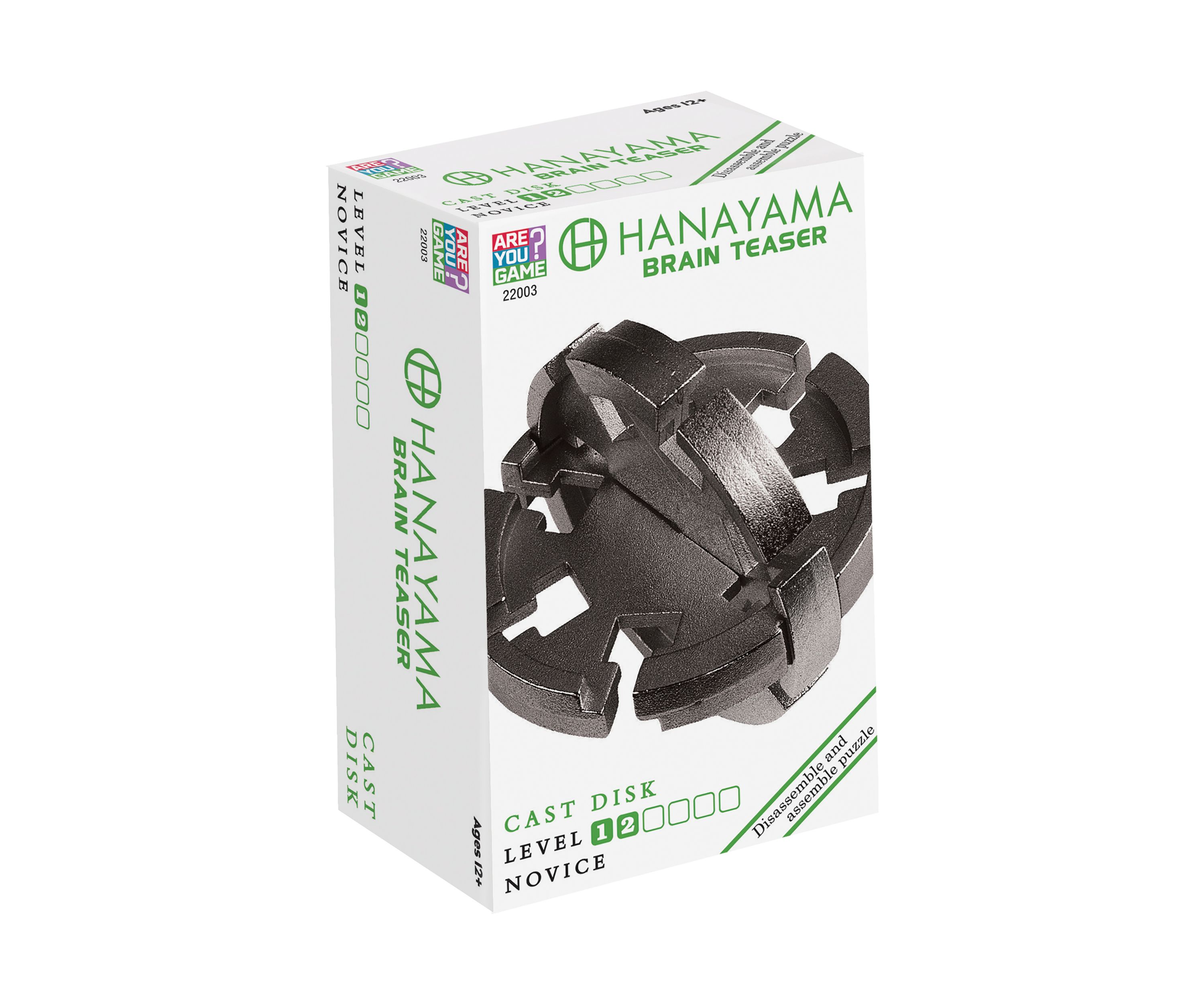 Hanayama Level 2 Cast Puzzle - Disk