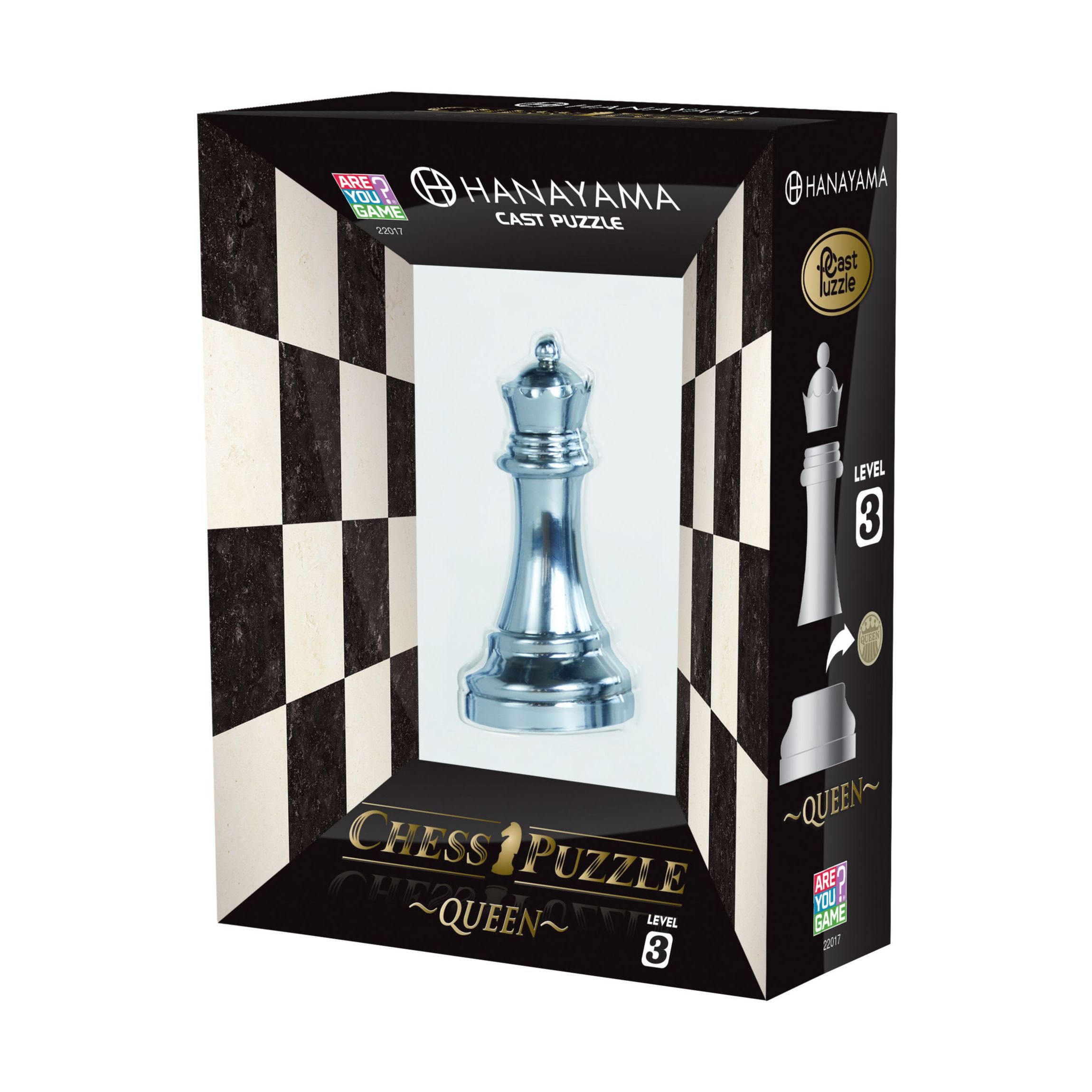 Hanayama Level 3 Cast Chess Puzzle - Queen