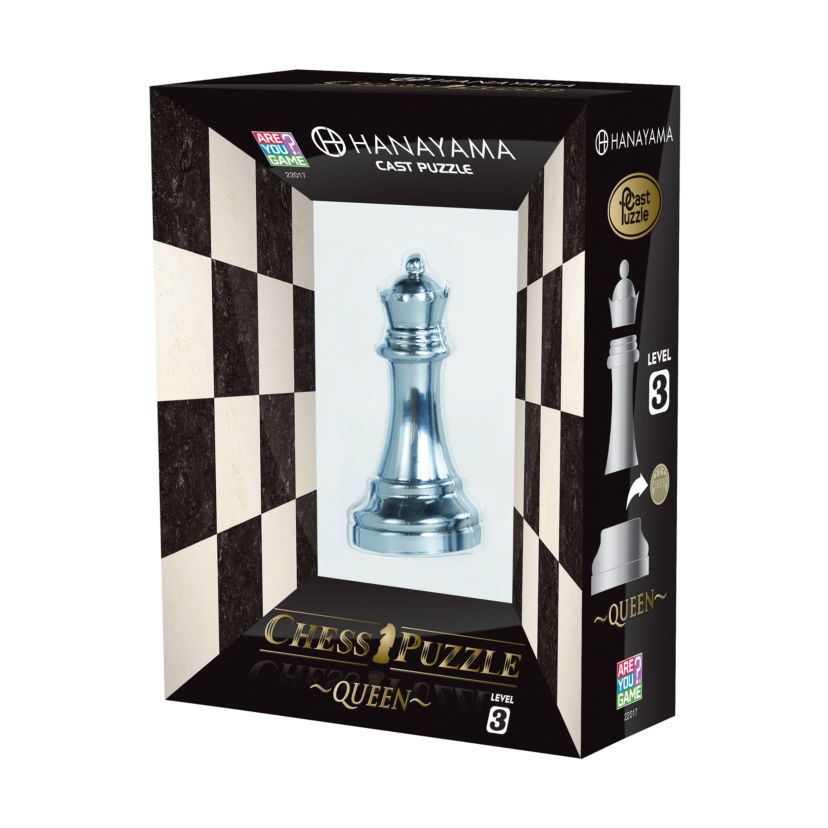 Hanayama Level 3 Cast Chess Puzzle - Queen