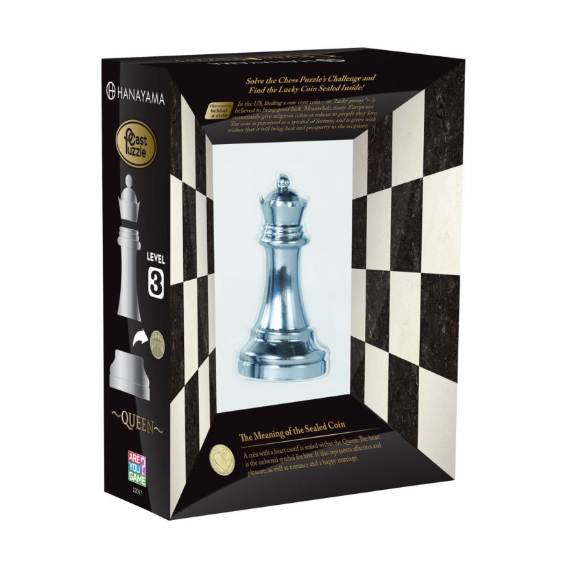 Hanayama Level 3 Cast Chess Puzzle - Queen