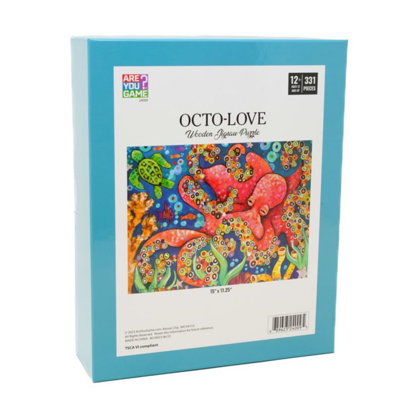 Wooden Jigsaw Puzzle - Octo-Love: 331 Pcs