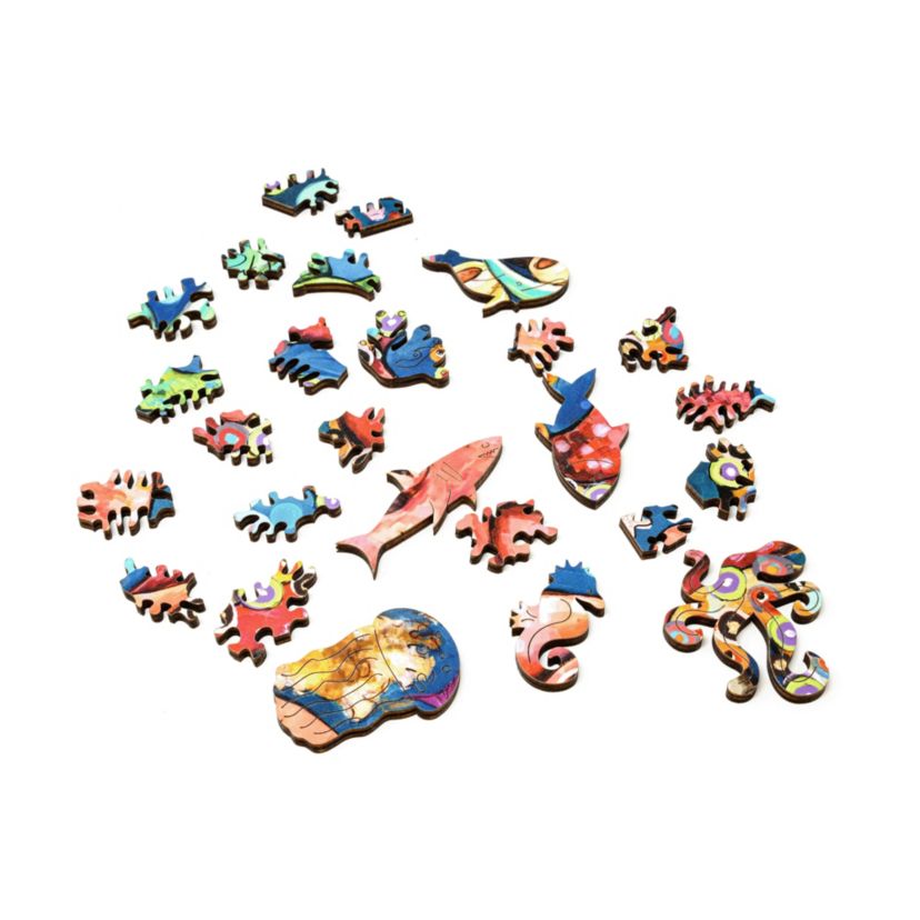 Wooden Jigsaw Puzzle - Octo-Love: 331 Pcs