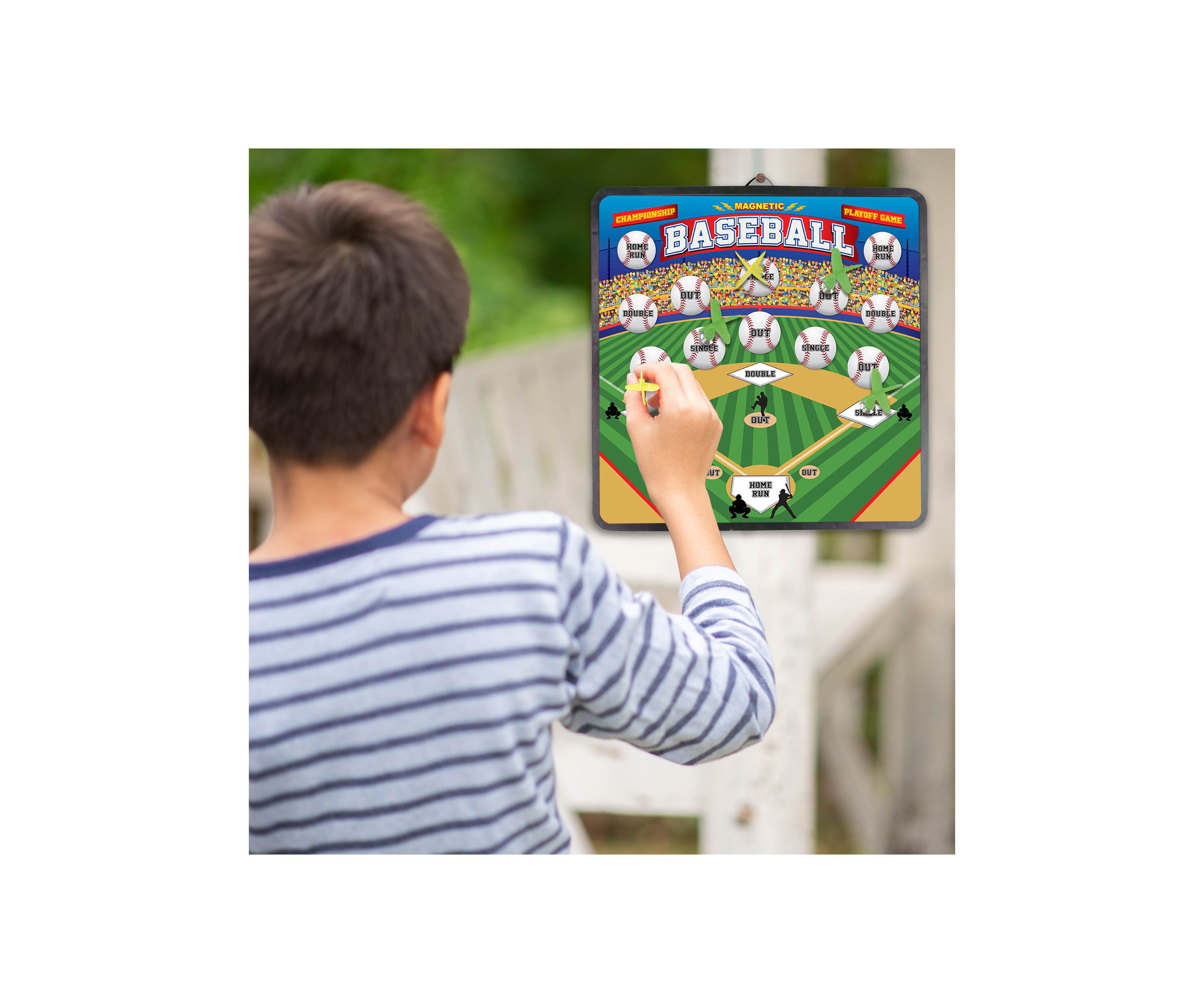 2-in-1 Reversible Magnetic Dartboard