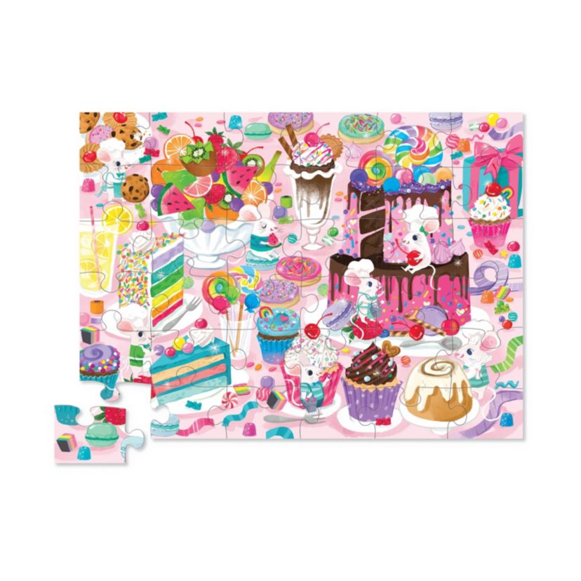 Crocodile Creek Let's Party Floor Puzzle: 36 Pcs | Belk