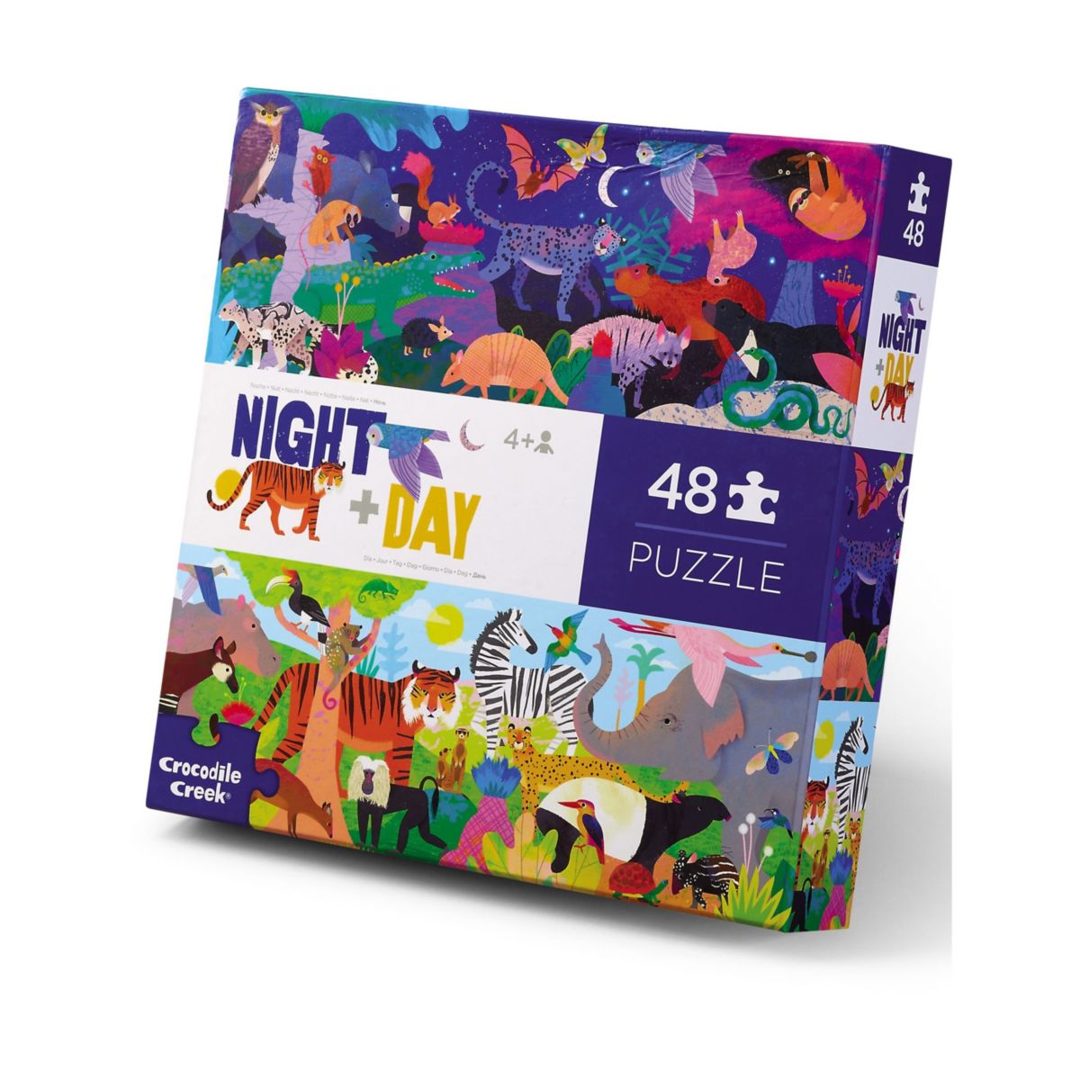 Opposites - Night & Day Floor Puzzle 48 Pcs