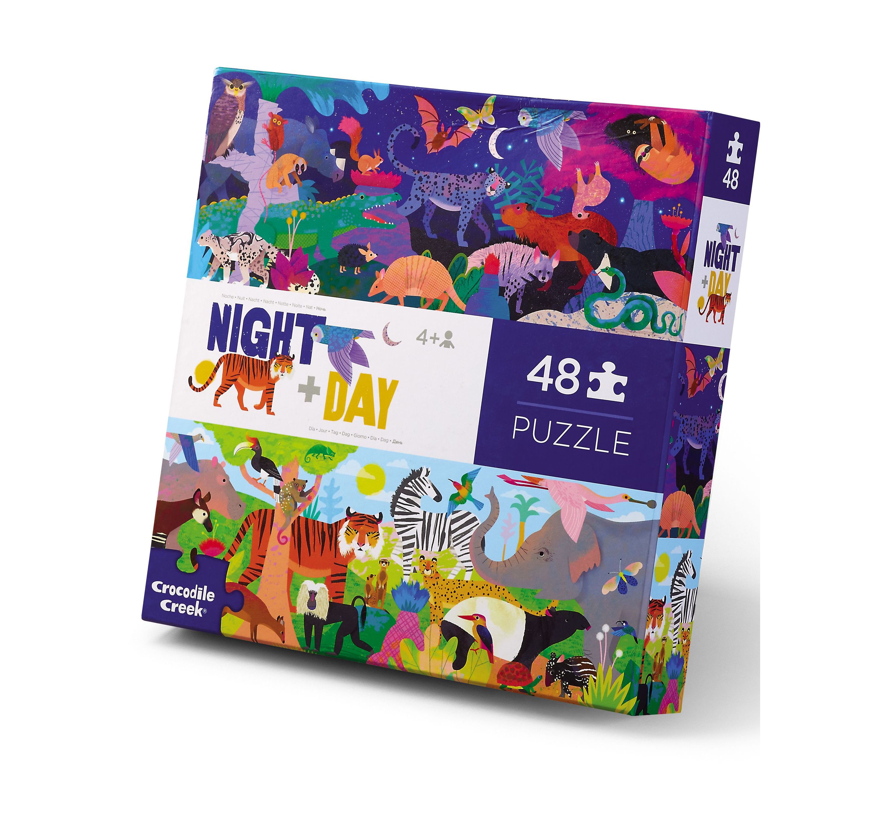 Opposites - Night & Day Floor Puzzle 48 Pcs