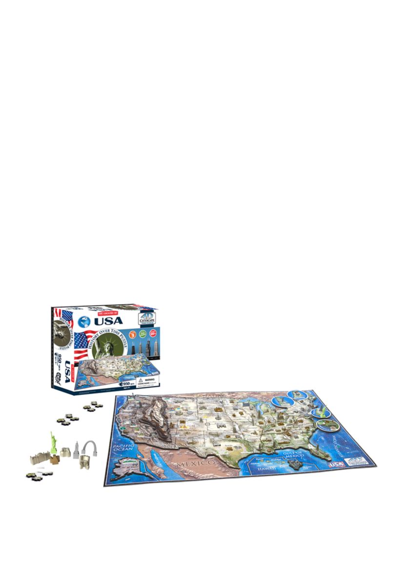 4D Cityscape Time Puzzle - USA