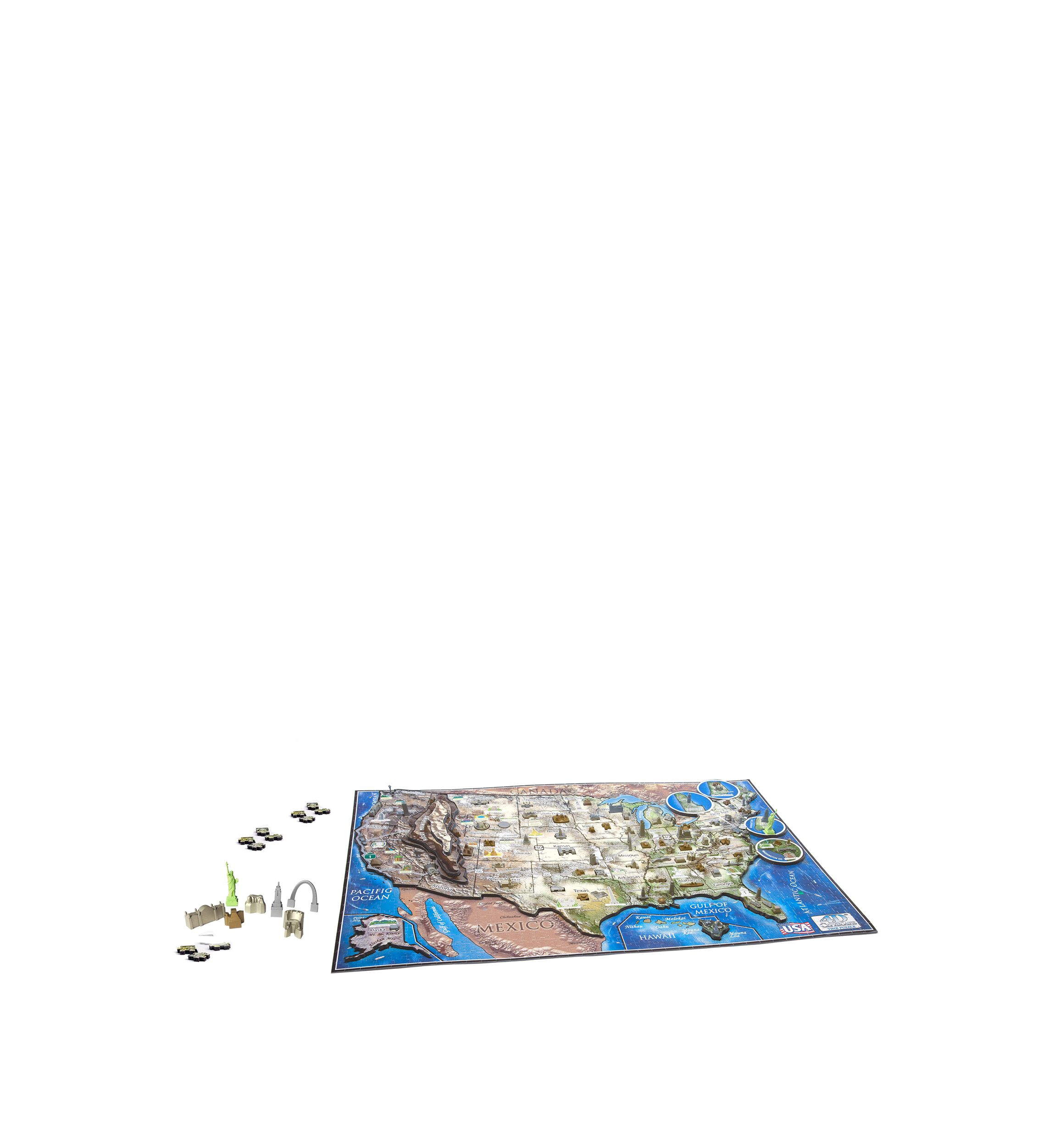 4D Cityscape Time Puzzle - USA