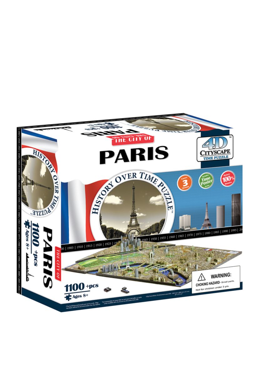 4D Cityscape Time Puzzle - Paris, France