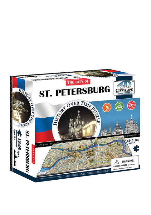 4D Cityscape Time Puzzle - St. Petersburg, Russia