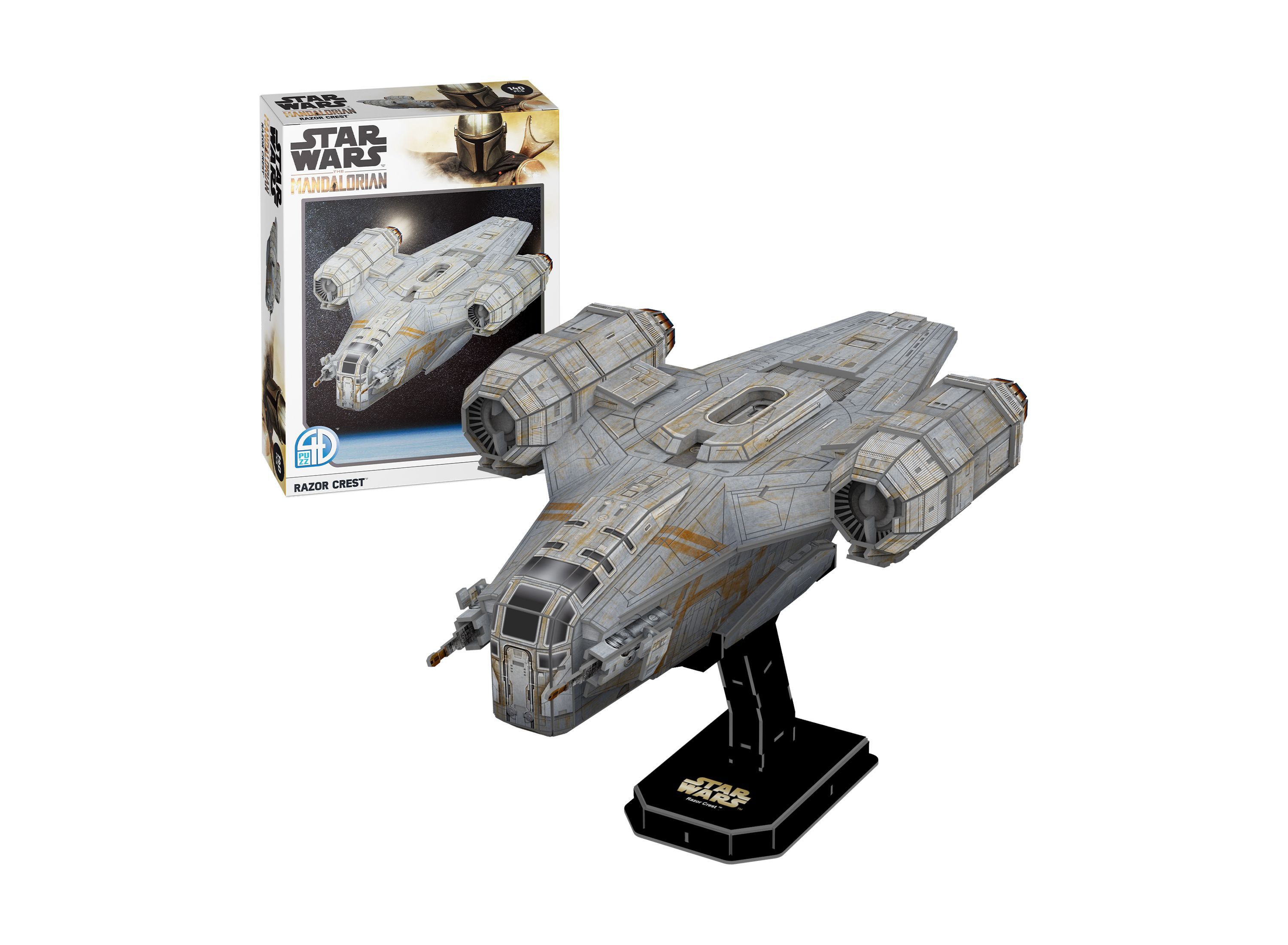 Star Wars - The Mandalorian Razor Crest Paper Model Kit: 140 Pcs