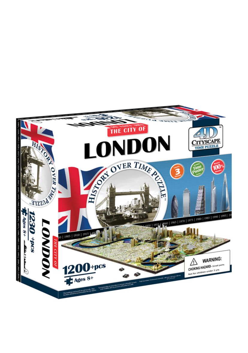 4D Cityscape Time Puzzle - London, England
