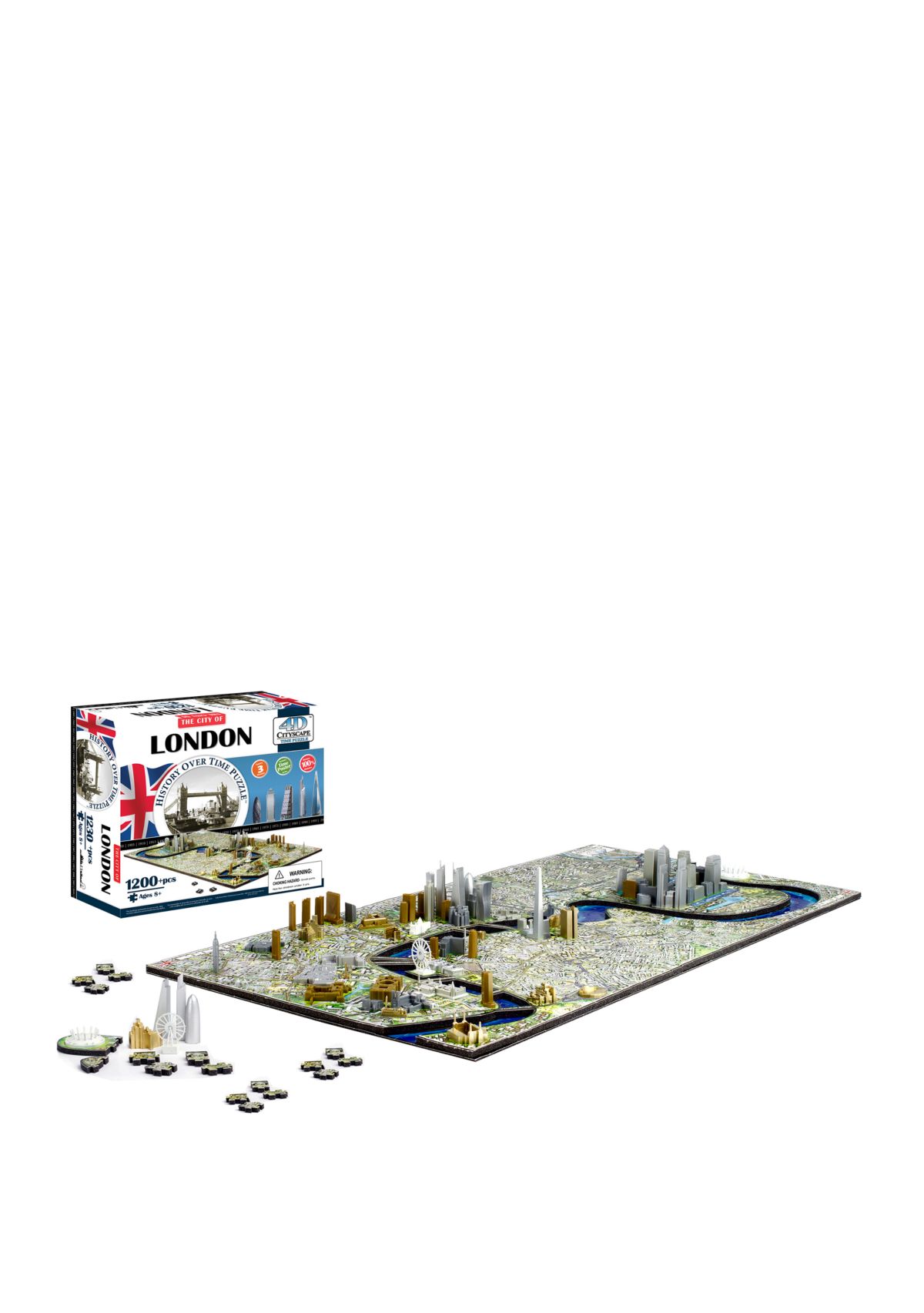 4D Cityscape Time Puzzle - London, England