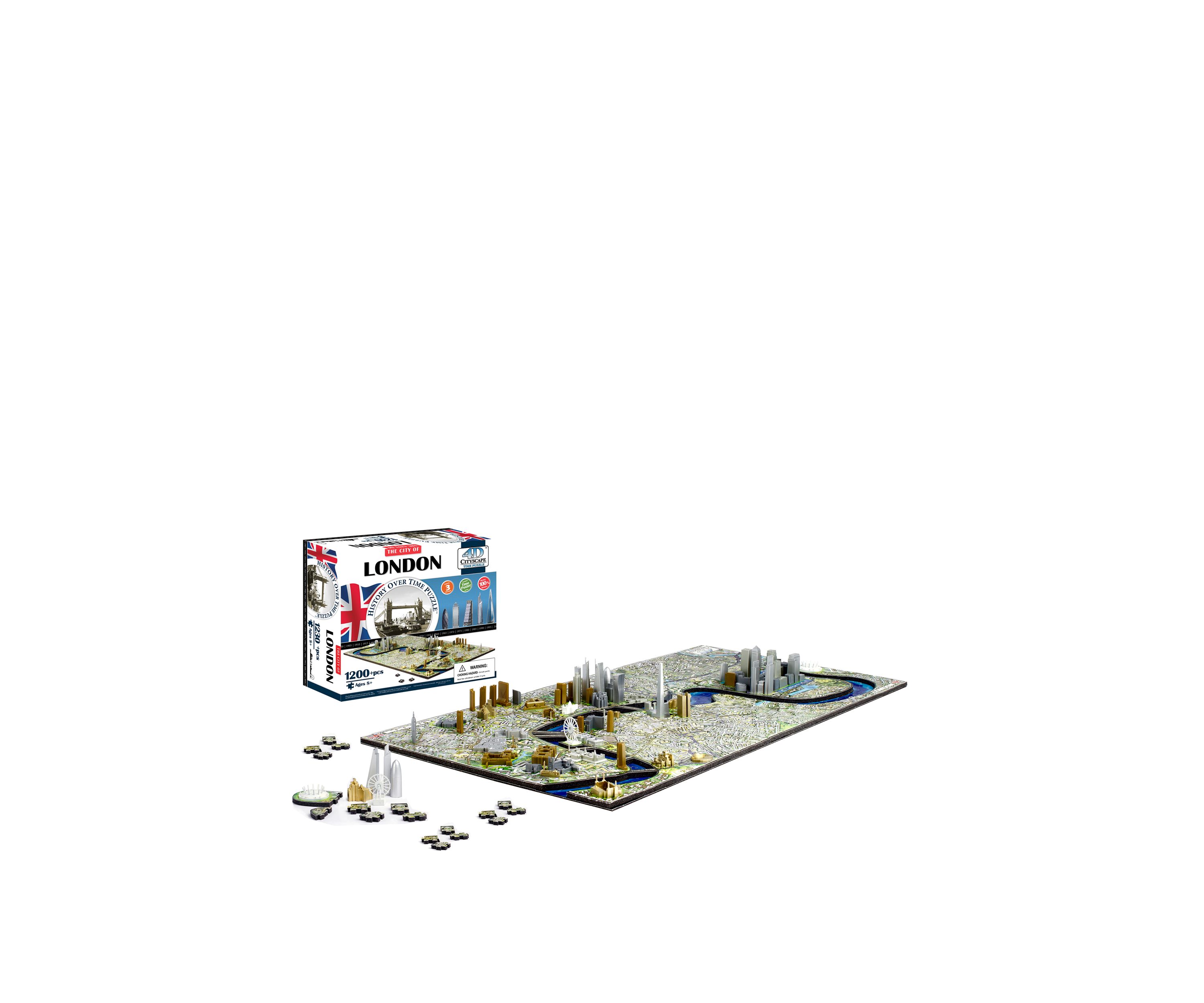 4D Cityscape Time Puzzle - London, England